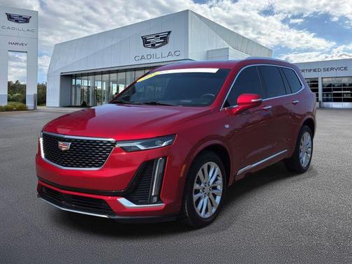 Radiant Red Tintcoat 2025 Cadillac XT6 Premium Luxury AWD
