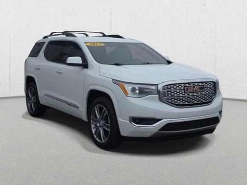 White Frost Tricoat 2017 GMC Acadia Denali