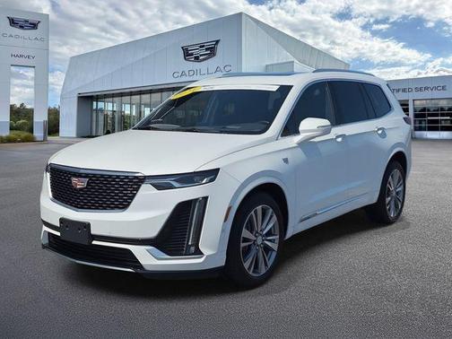 Crystal White Tricoat 2024 Cadillac XT6 Premium Luxury AWD