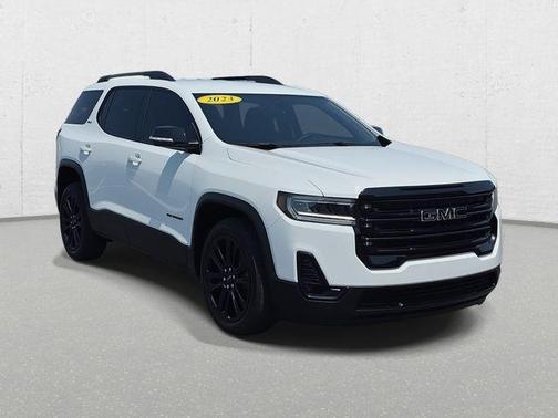 Summit White 2023 GMC Acadia AWD SLT