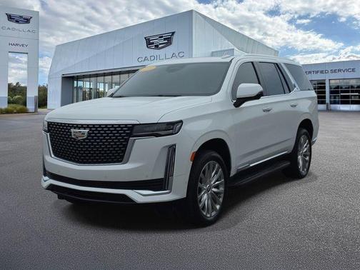 Crystal White Tricoat 2021 Cadillac Escalade Premium Luxury