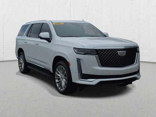 Crystal White Tricoat 2021 Cadillac Escalade Premium Luxury