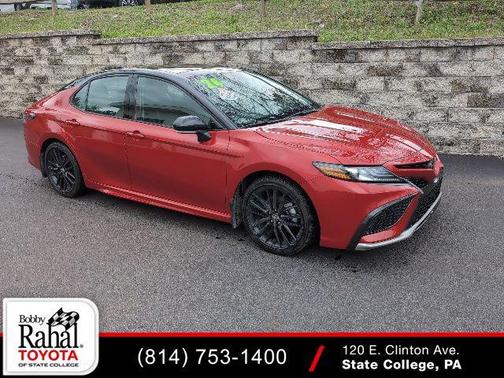 Supersonic Red/Midnight Black Metallic 2024 Toyota Camry XSE