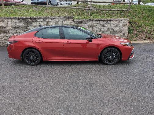 Supersonic Red/Midnight Black Metallic 2024 Toyota Camry XSE
