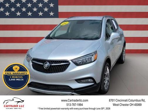 Quicksilver Metallic 2017 Buick Encore Sport Touring