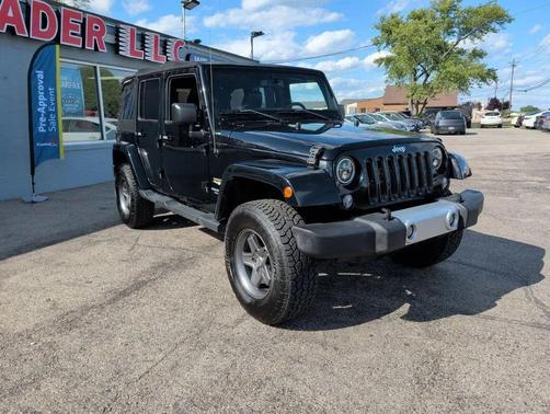 Black Clearcoat 2015 Jeep Wrangler Unlimited Sahara