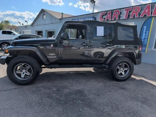 Black Clearcoat 2015 Jeep Wrangler Unlimited Sahara