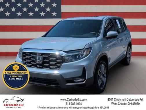 Obsidian Blue Pearl 2022 Honda Passport AWD EX-L
