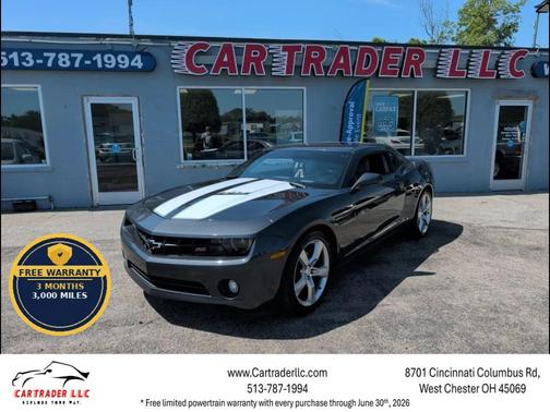 Ashen Gray Metallic 2012 Chevrolet Camaro 2LT