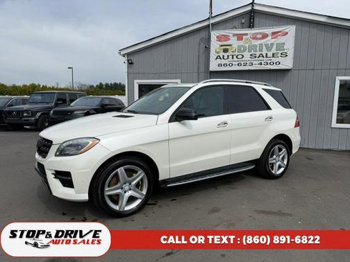 White 2013 Mercedes-Benz M-Class 4MATIC