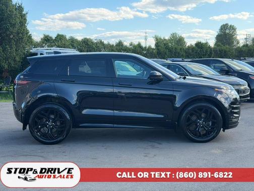 Santorini Black Metallic 2021 Land Rover Range Rover Evoque R-Dynamic SE