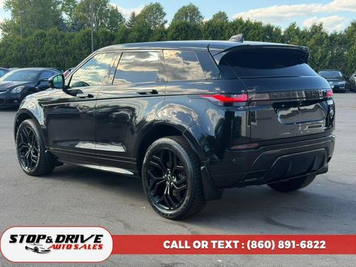 Santorini Black Metallic 2021 Land Rover Range Rover Evoque R-Dynamic SE