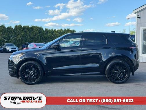 Santorini Black Metallic 2021 Land Rover Range Rover Evoque R-Dynamic SE