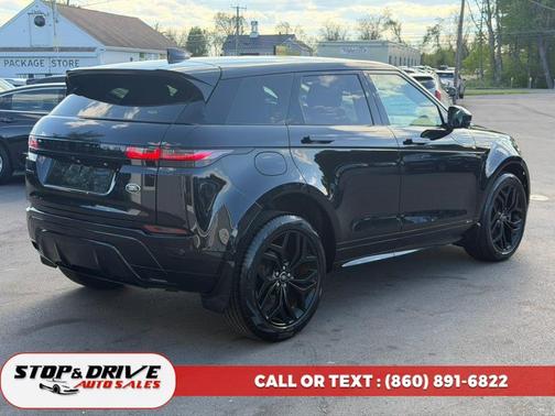 Santorini Black Metallic 2021 Land Rover Range Rover Evoque R-Dynamic SE