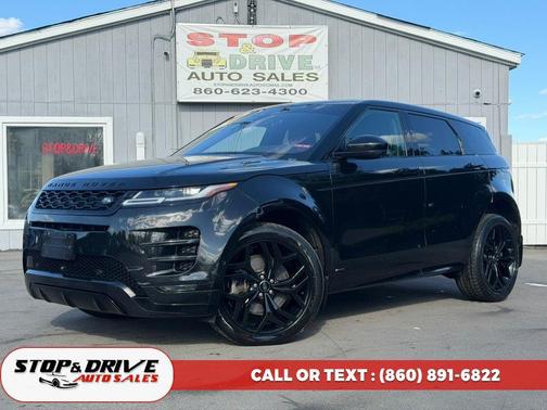 Santorini Black Metallic 2021 Land Rover Range Rover Evoque R-Dynamic SE