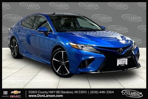 Blue Streak Metallic 2019 Toyota Camry XSE