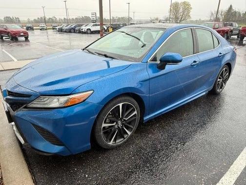 Blue 2019 Toyota Camry XSE