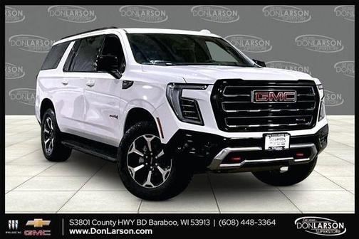Summit White 2026 GMC Yukon XL AT4