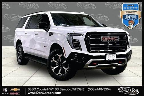 Summit White 2026 GMC Yukon XL AT4