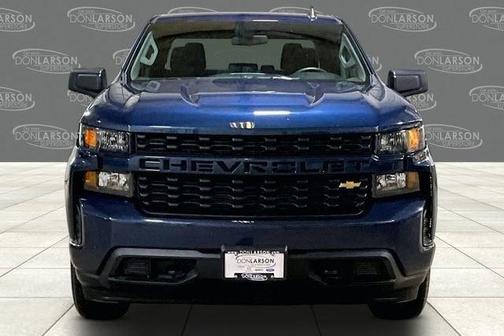 Northsky Blue Metallic 2021 Chevrolet Silverado 1500 Custom