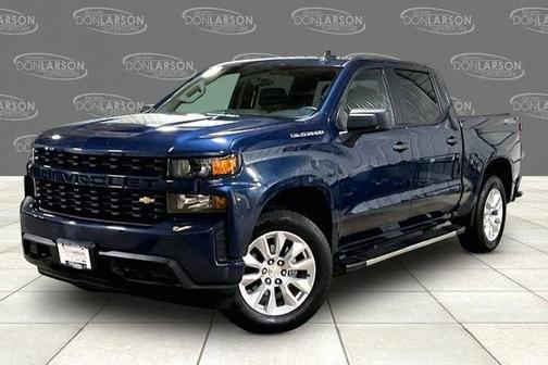 Northsky Blue Metallic 2021 Chevrolet Silverado 1500 Custom