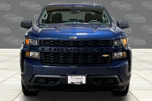 Northsky Blue Metallic 2021 Chevrolet Silverado 1500 Custom