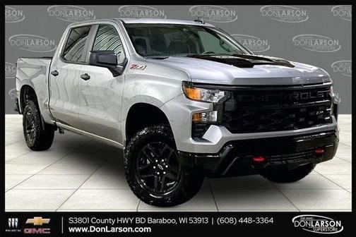 Sterling Gray Metallic 2026 Chevrolet Silverado 1500 Custom Trail Boss