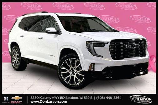 Glacier White 2026 GMC Acadia DENALI ULTIMATE