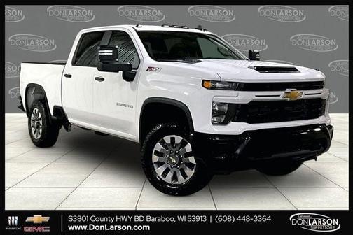 Summit White 2026 Chevrolet Silverado 2500 Custom