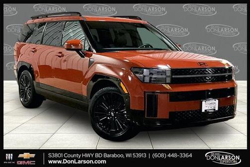 Orange 2025 Hyundai SANTA FE HEV Calligraphy