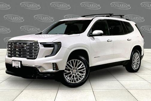 White Frost Tri-Coat 2024 GMC Acadia Denali