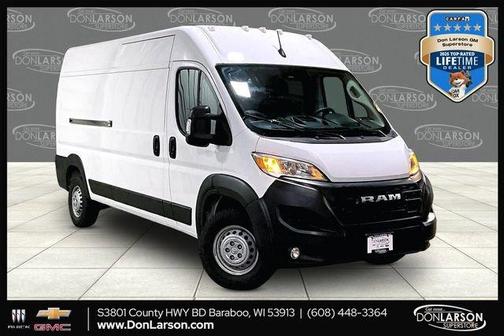 Bright White Clearcoat 2025 RAM ProMaster 3500 High Roof