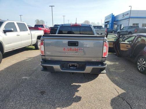 Satin Steel Metallic 2021 GMC Canyon AT4 w/Leather