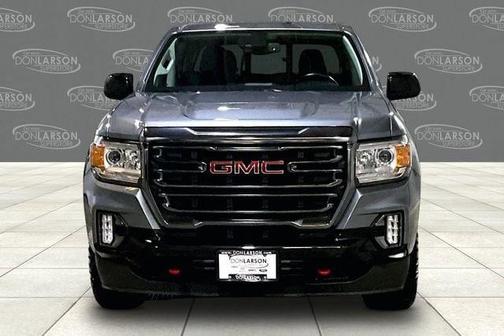 Satin Steel Metallic 2021 GMC Canyon AT4 w/Leather