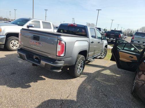 Satin Steel Metallic 2021 GMC Canyon AT4 w/Leather