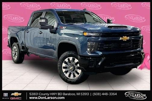 Lakeshore Blue Metallic 2026 Chevrolet Silverado 2500 Custom
