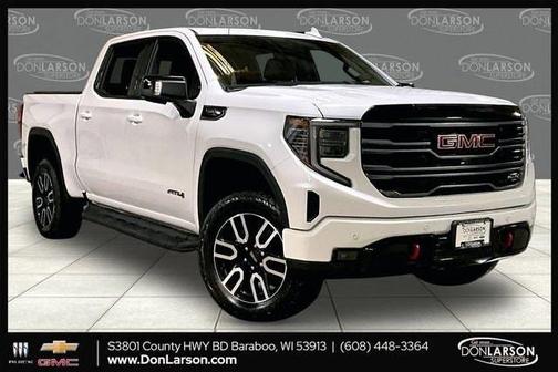 Summit White 2025 GMC Sierra 1500 AT4