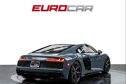 Gray 2022 Audi R8 V10 performance