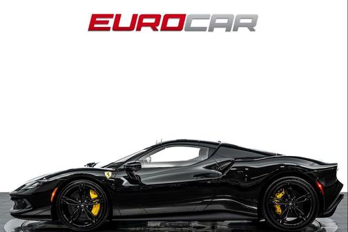 Nero Daytona Metallic 2024 Ferrari 296 GTS *CARBON STEERING WHEEL *FULL ELECTRIC SEATS*