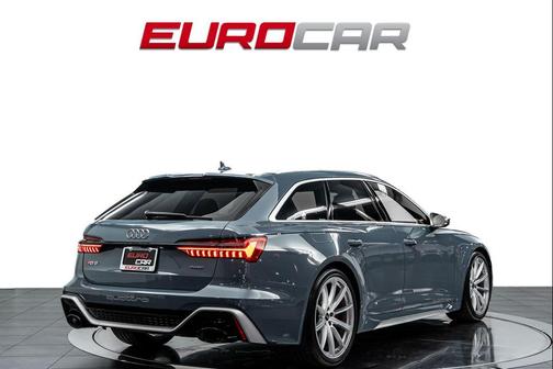 Blue 2023 Audi RS 6 Avant 4.0T