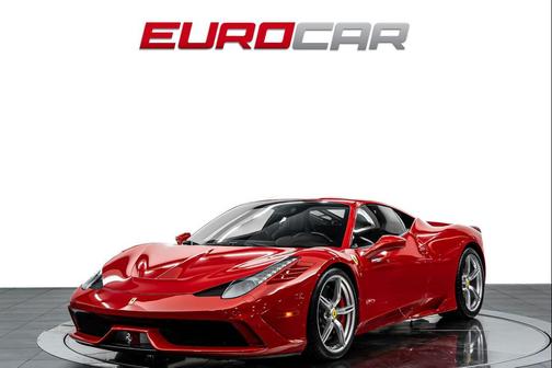 Red 2015 Ferrari 458 Speciale Base