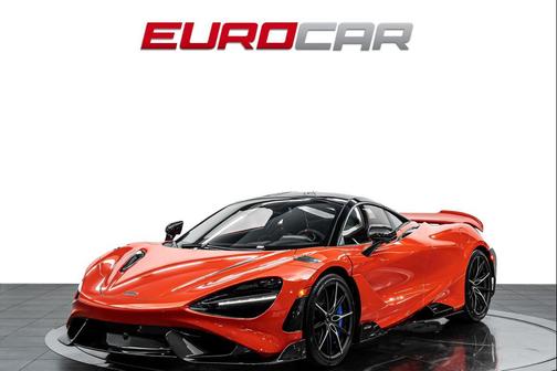 Orange 2021 McLaren 765LT Coupe