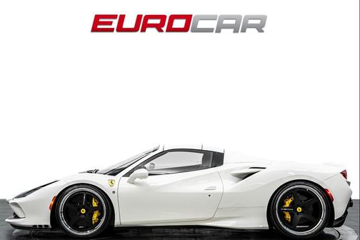 White 2022 Ferrari F8 Spider Base