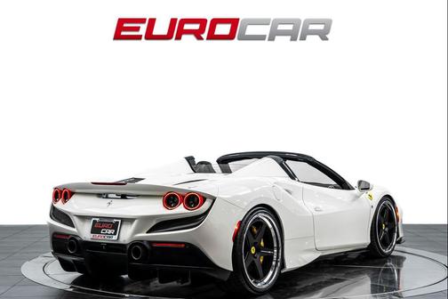 White 2022 Ferrari F8 Spider Base