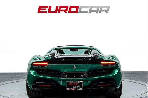 Bianco Avus 2024 Ferrari 296 GTS *GREEN WRAP * CUSTOM AL13 WHEELS*