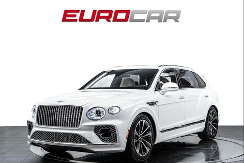 White 2023 Bentley Bentayga Azure