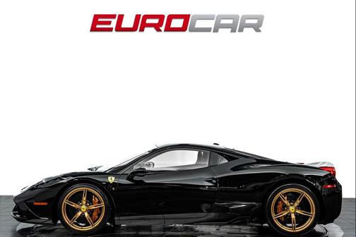 Black 2015 Ferrari 458 Speciale Base