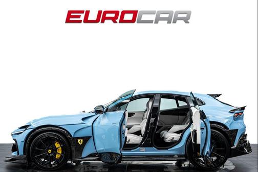 Azurro La Plata 2025 Ferrari Purosangue *EXTERIOR FULL VENUUM KIT * PASSENGER DISPLAY*
