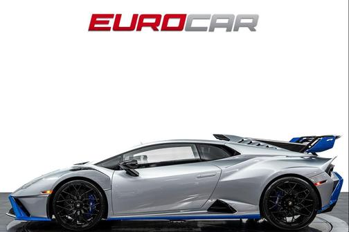 Gray 2023 Lamborghini Huracan STO Coupe