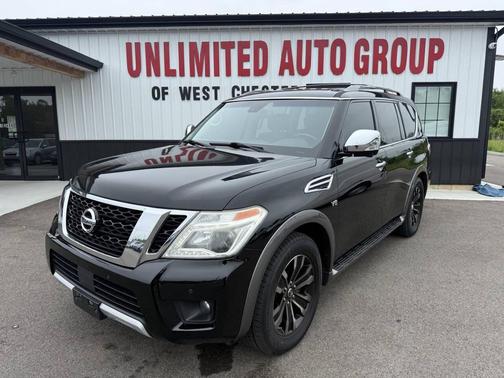 Super Black 2017 Nissan Armada Platinum